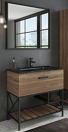 Comforty Мебель для ванной Бредфорд 90 дуб темный – фотография-1